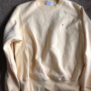 Yellow Champion Crewneck